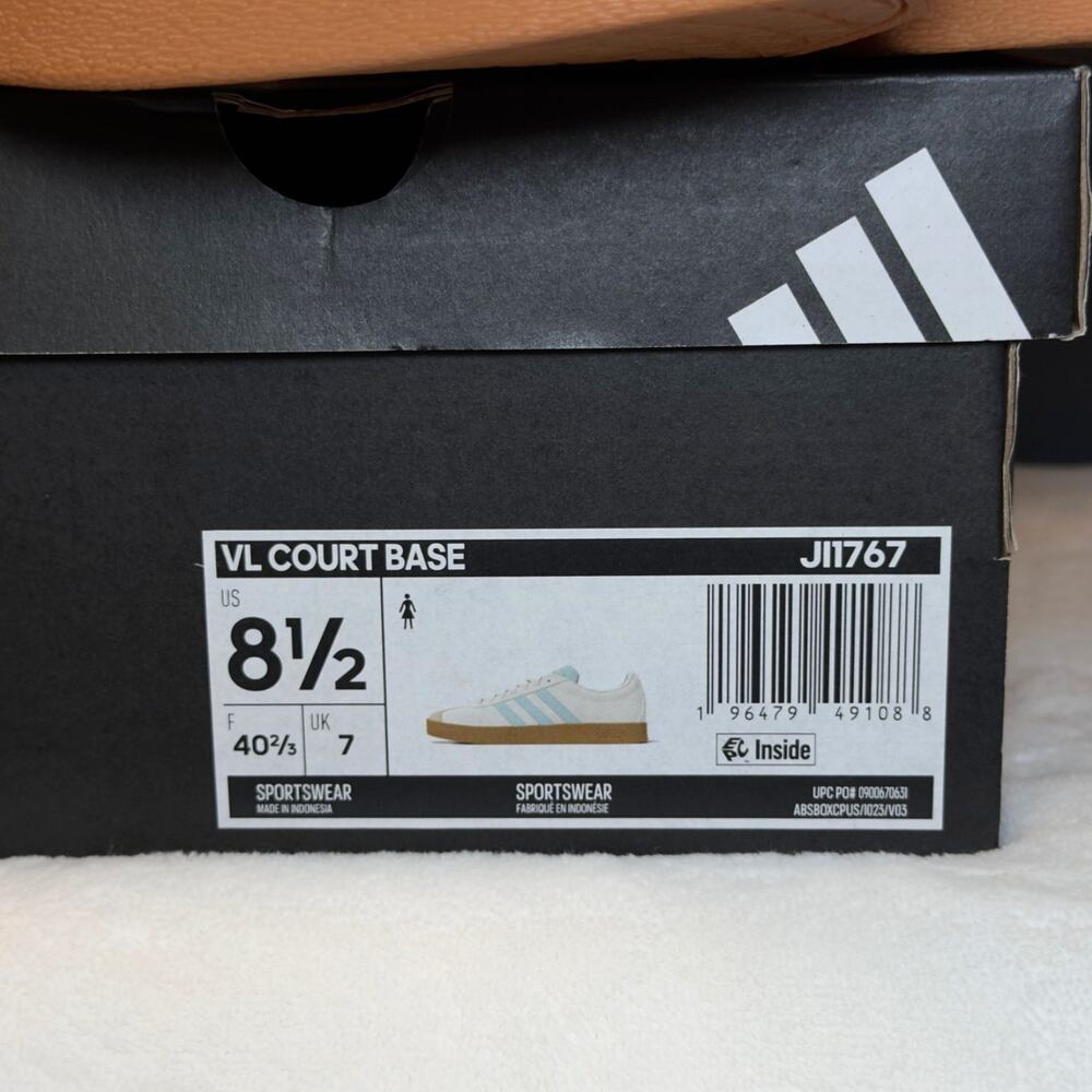adidas Women’s VL Court Base “Core Halo Mint” – JI1767 | 8.5W - Picture 15 of 15
